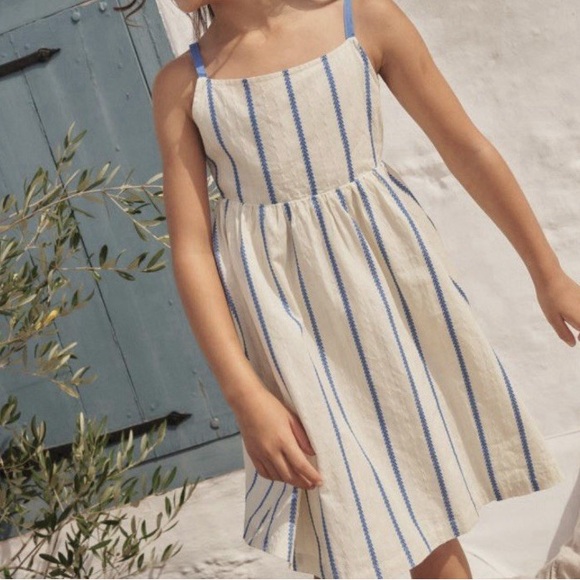 MINI BODEN EUC White Embroidered Dress - eharrisgallery.com
